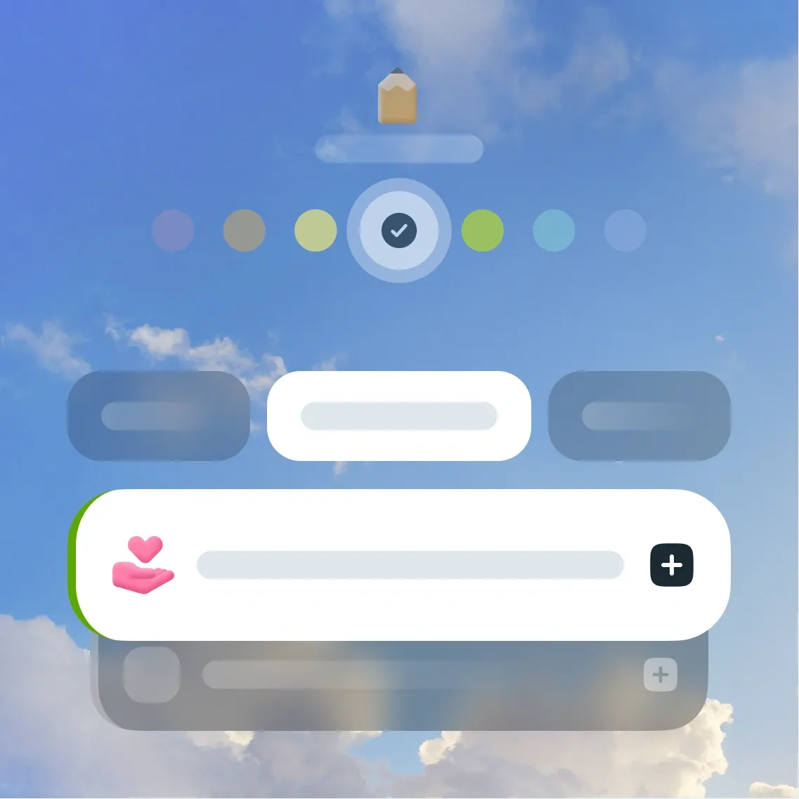 Setting an intention in the Liven To-Do