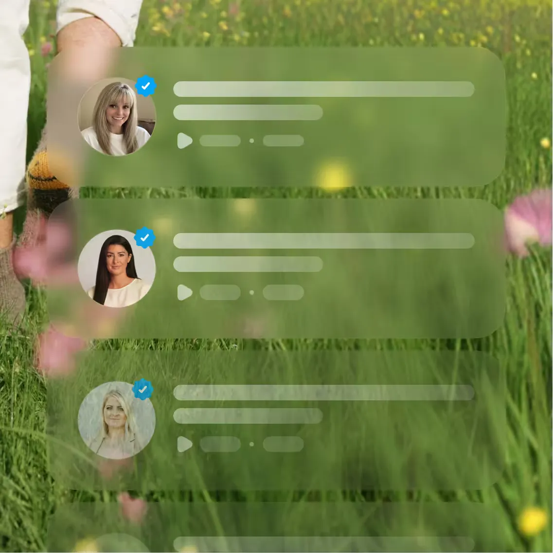Practising an intentional response in the Liven app