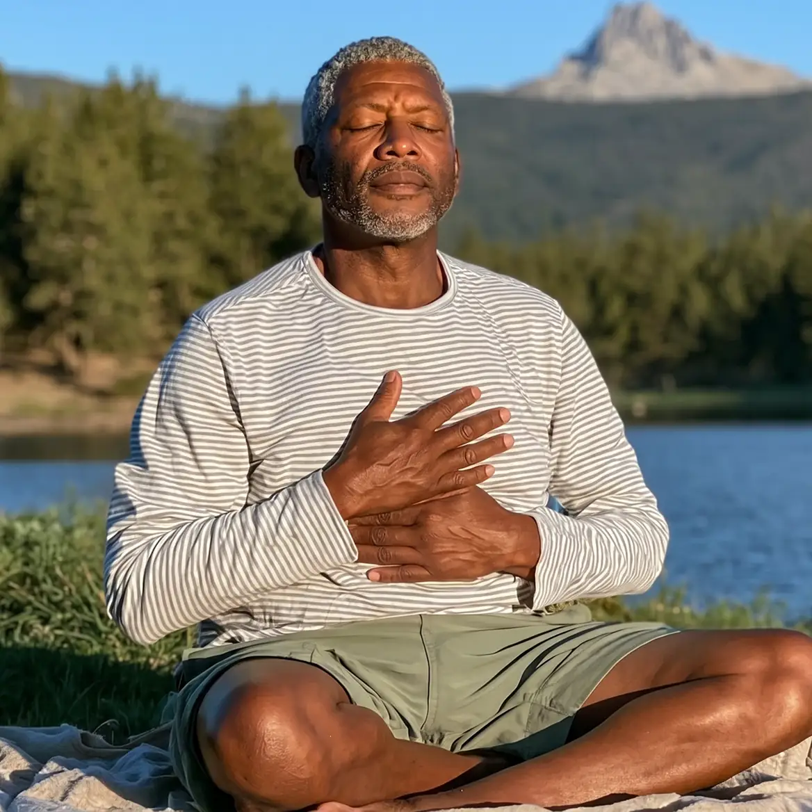 Person checking in with the Liven accountability app